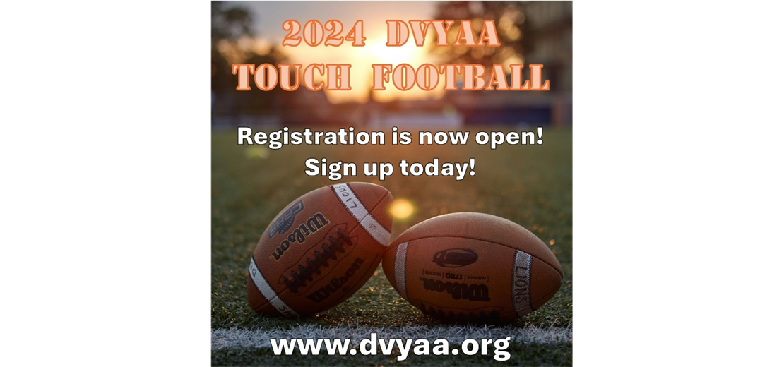 2024 Touch Football Registration is Now Open!